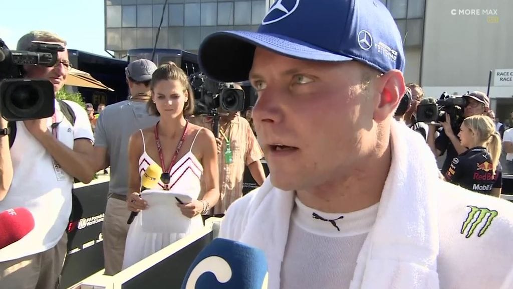 Mercedeksen suomalaiskuski Valtteri Bottas jakoi näkemyksensä Unkarin GP:n loppuhetkien kolareista.