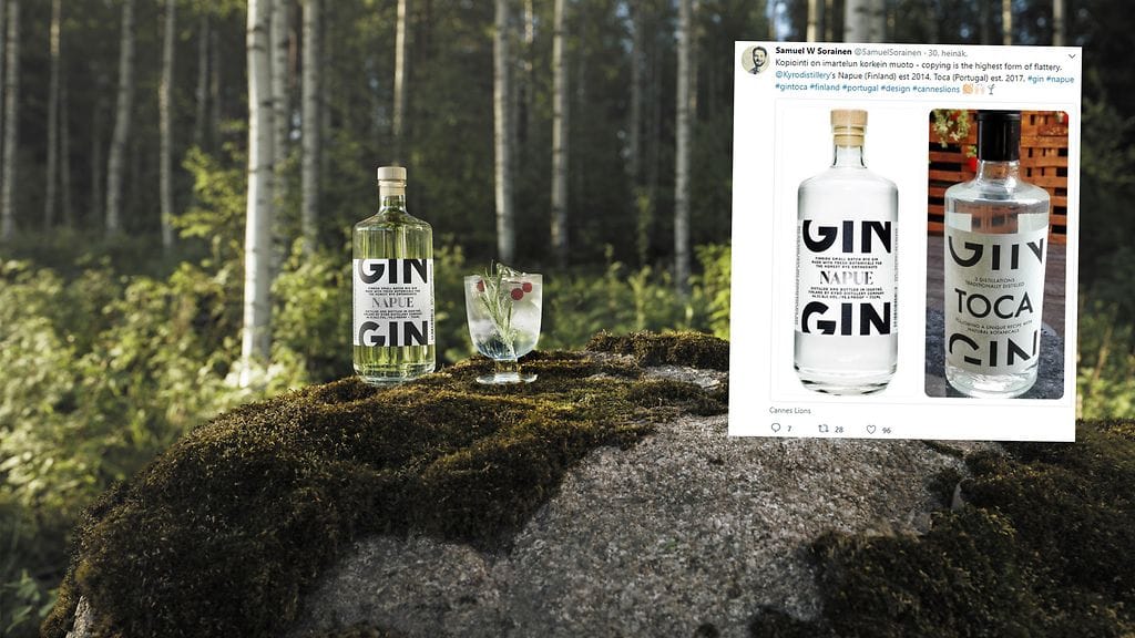 Portugalilaisen valmistajan tuote vastaa ulkonäöltään täysin suomalaistuotetta.