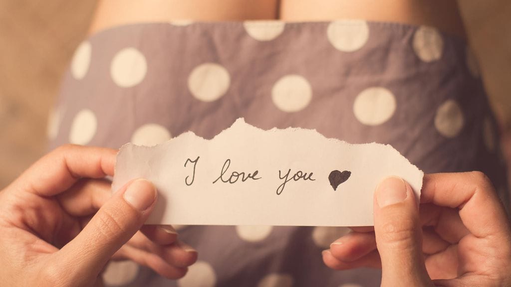 rakkaus, viesti, tyttö