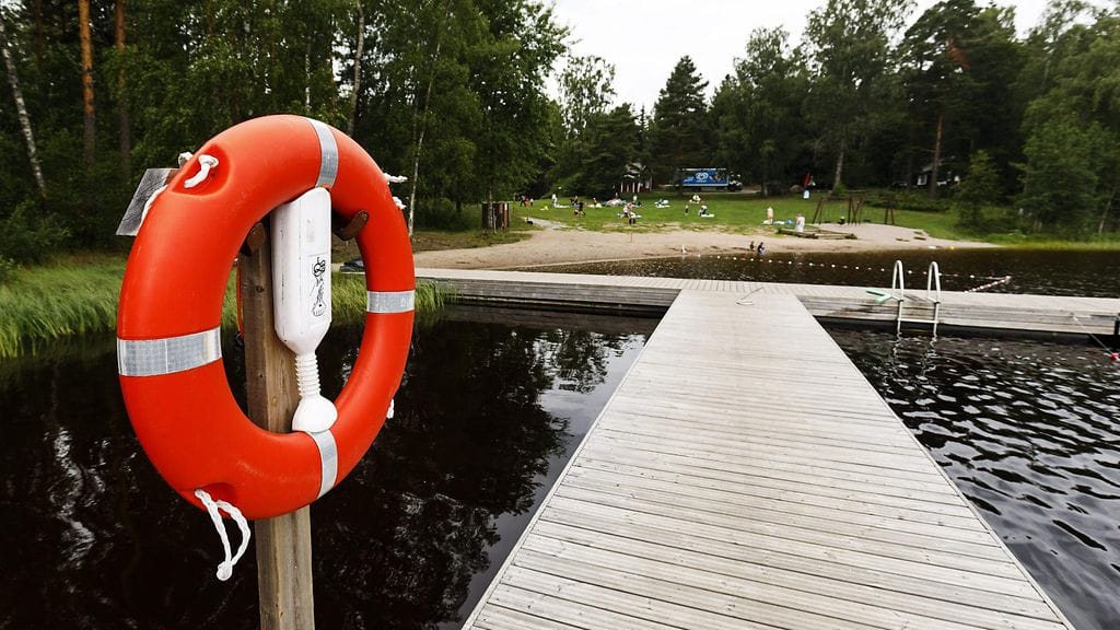 Kuvituskuvaa uimarannalta.