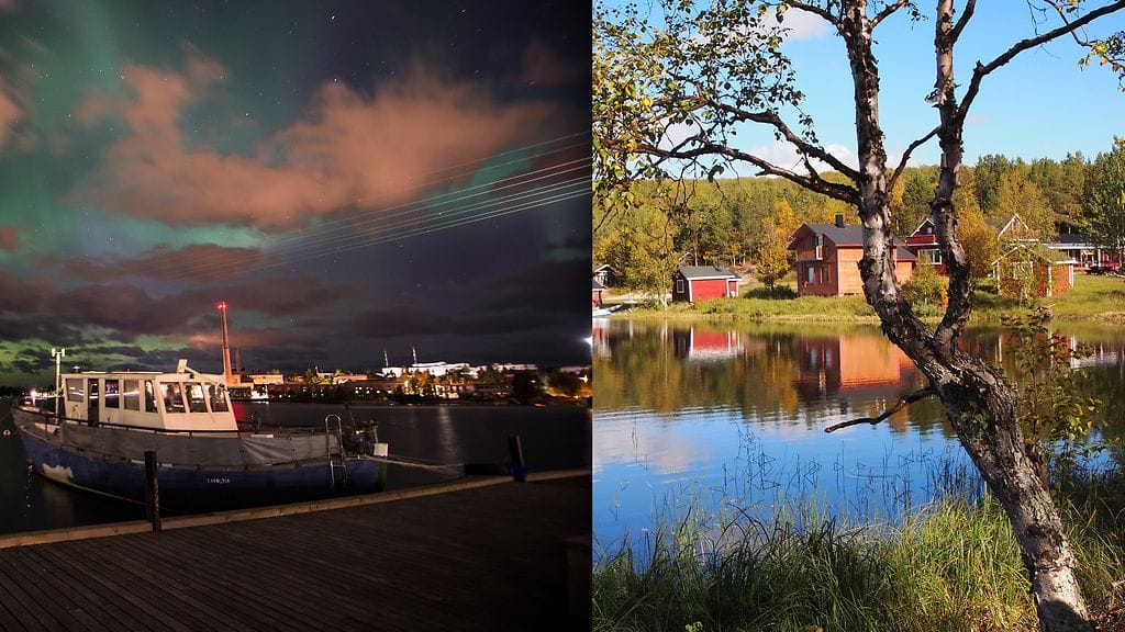 Vaasassa (vas.) mitattiin kesän lämpimin, Enontekiöllä (oik.) kylmin lämpötila.