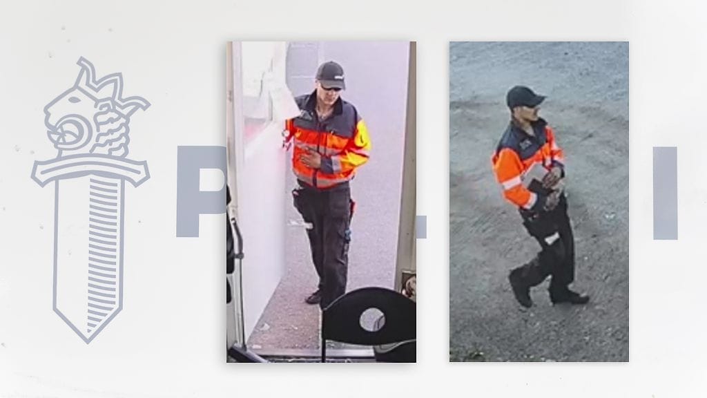 Poliisi julkaisi kuvat epäillystä murtovarkaasta.