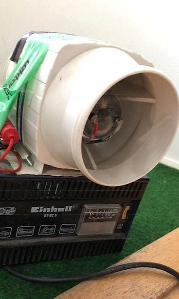 Jorma insinöörin turbiini äidilleen