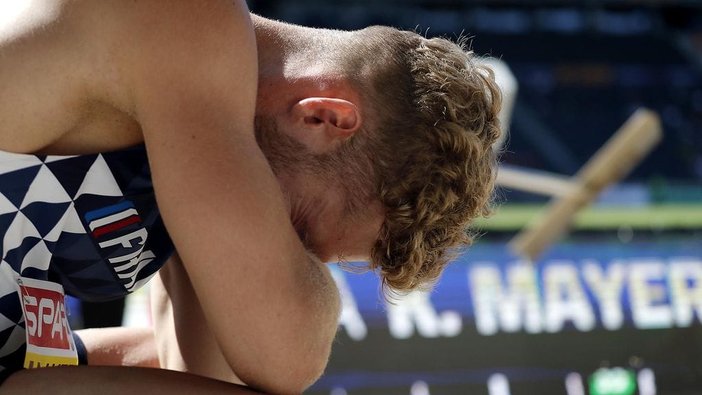 Kymmenottelun tähti Kevin Mayer romahti täysin pituushypyssä, minkä myötä hänen EM-kisasuoritus meni aivan poskelleen.