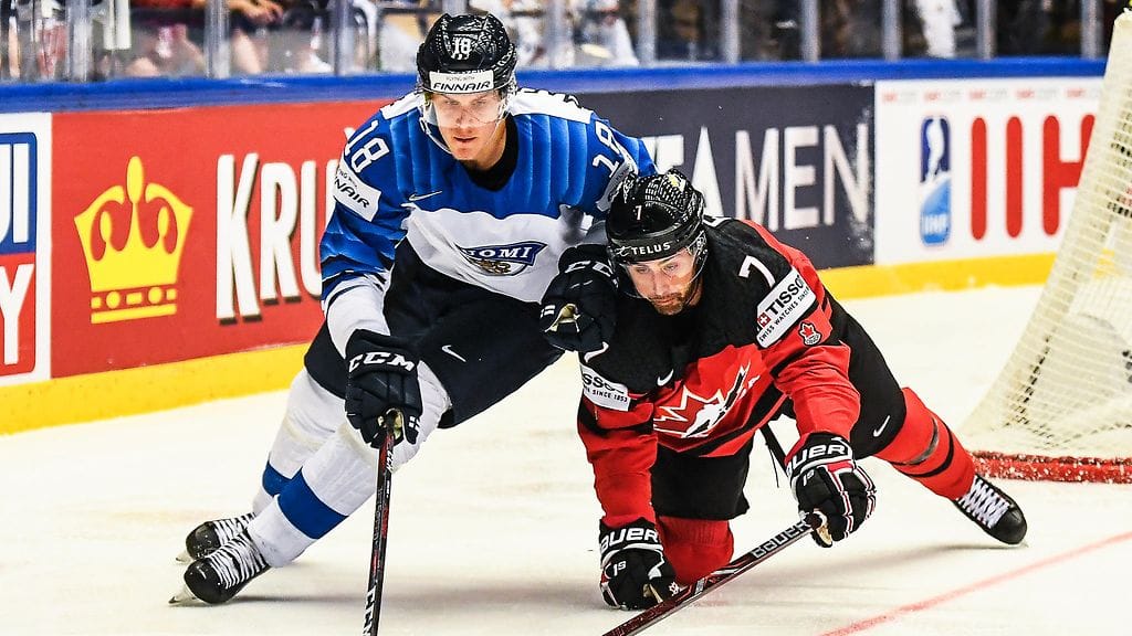Suomi kyykytti Kanadaa viime vuoden MM-kisojen alkulohkossa.