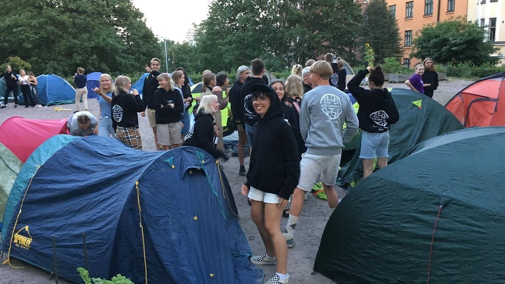 Kallion ilmaisutaidon lukion telttabileet