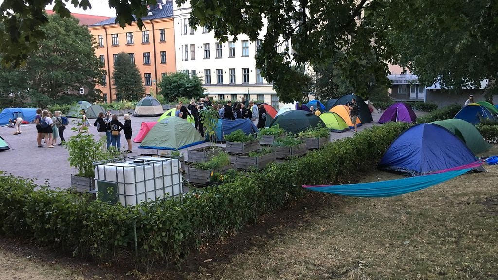 Kallion ilmaisutaidon lukion telttabileet