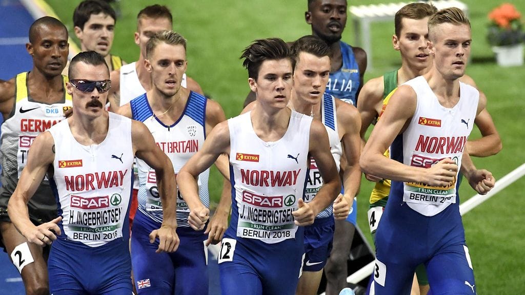 Henrik, Jakob, Filip Ingebrigtsen.