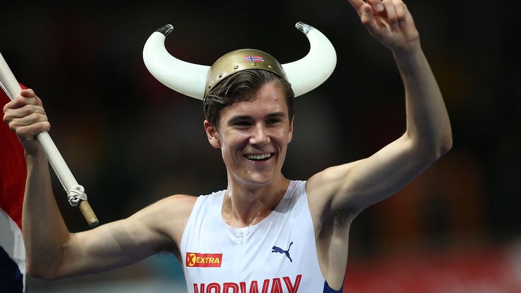Jakob Ingebrigtsen juoksi myös 5000 metrillä kultaa Berliinin EM-kisoissa.