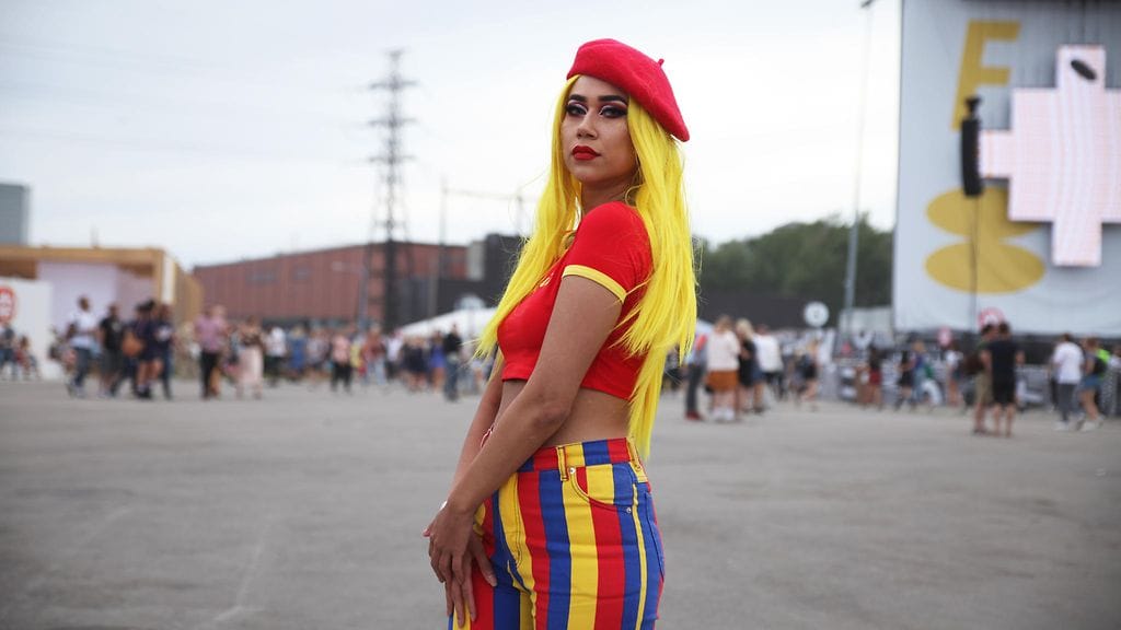 Flow Festivaleilla viihtynyt sometähti Sini Laitinen tunnetaan myös nimellä Papananaama.