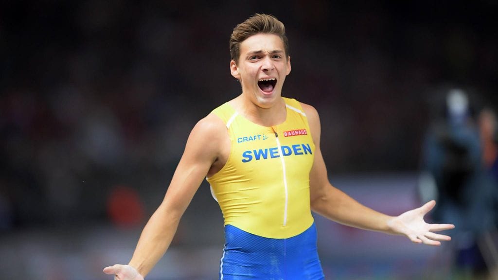 Armand Duplantis voitti Berliinissä EM-kultaa.