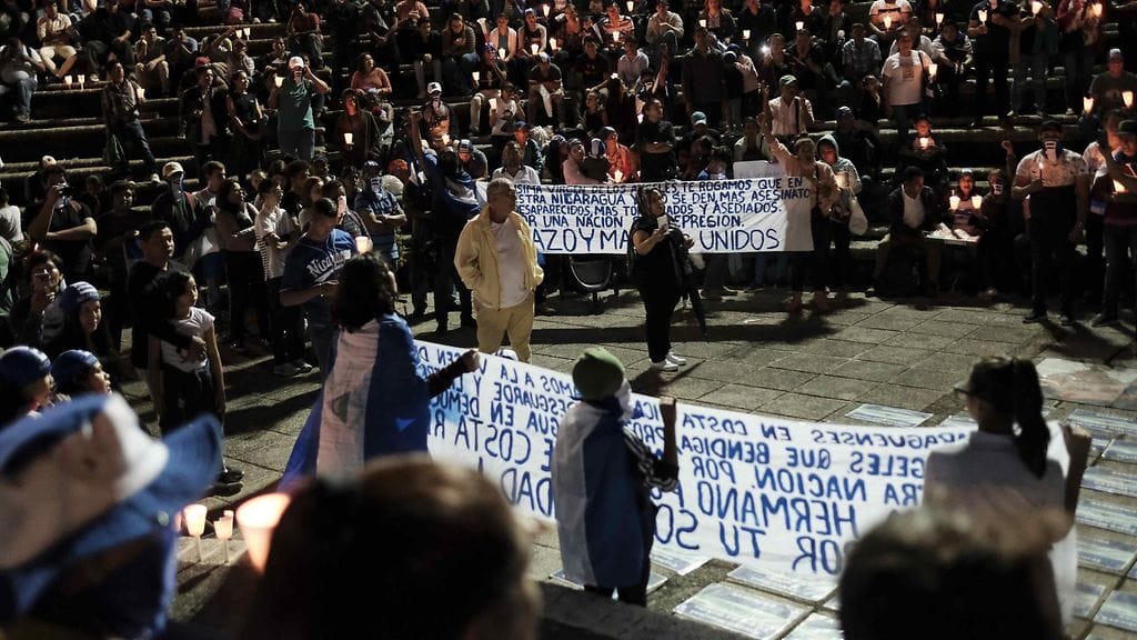 Nicaraguassa riehuvat mielenosoitukset alkoivat huhtikuussa.