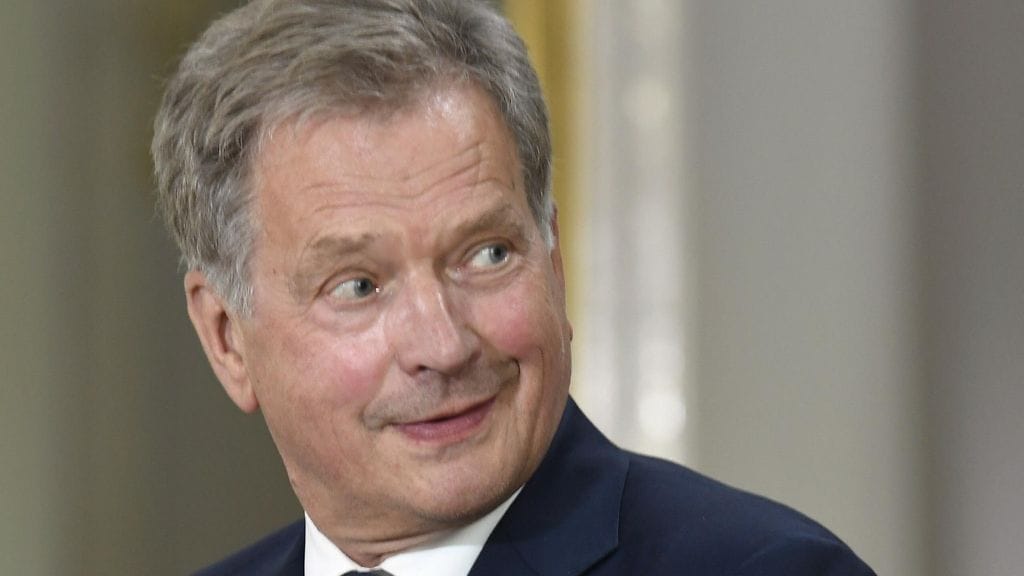 Tasavallan presidentti Sauli Niinistö.