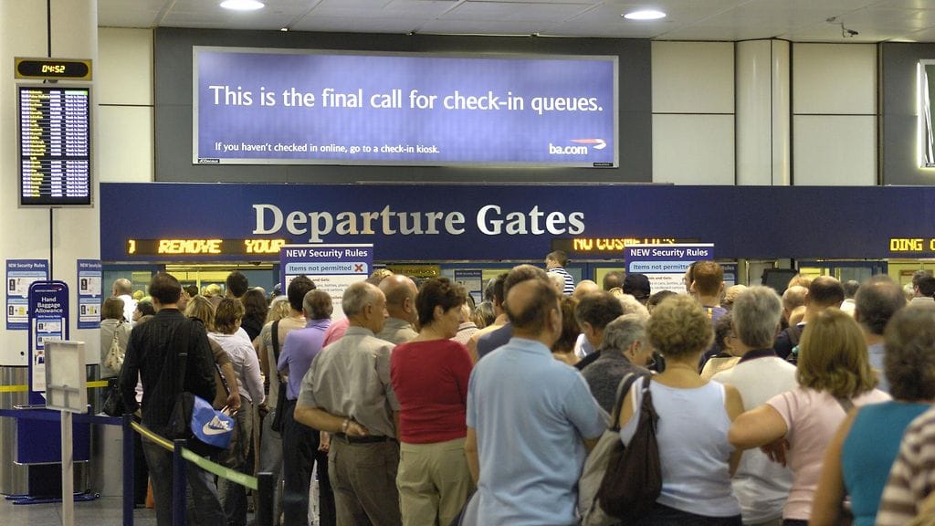 Tapaus sattui Gatwickin lentokentällä Lontoossa.