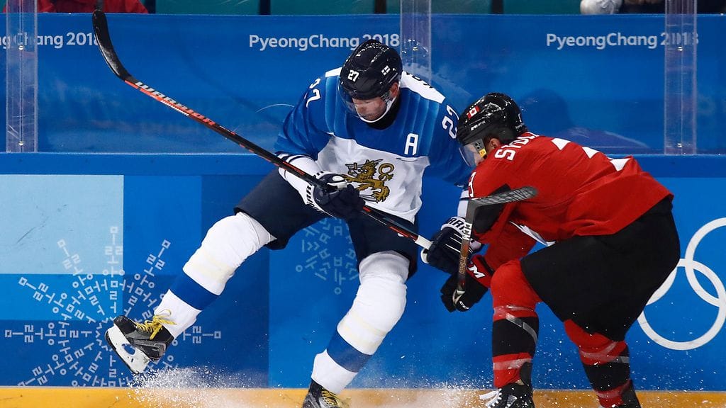 Karl Stollery kohtasi Kanadan paidassa Eeli Tolvasen Pyeongchangin olympialaisissa.