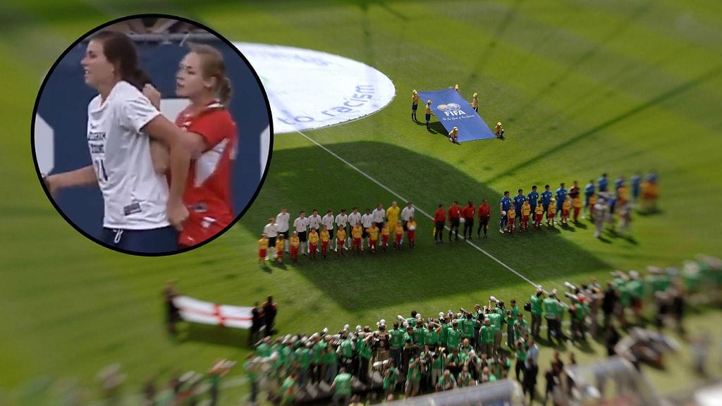 Letistä toisen jalkapalloilijan kumoon vetänyt pelaaja on pahoitellut tapahtunutta myöhemmin.