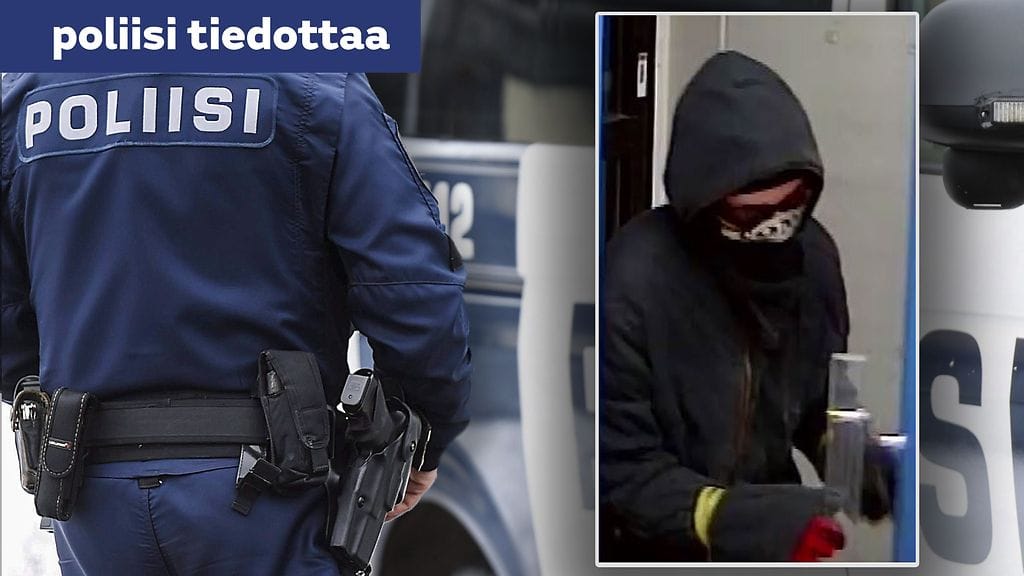 Itä-Suomen poliisi pyytää vihjeitä teosta sekä kuvassa näkyvästä miehestä, joka on noin 170 senttiä pitkä ja ruumiinrakenteeltaan hintelä.