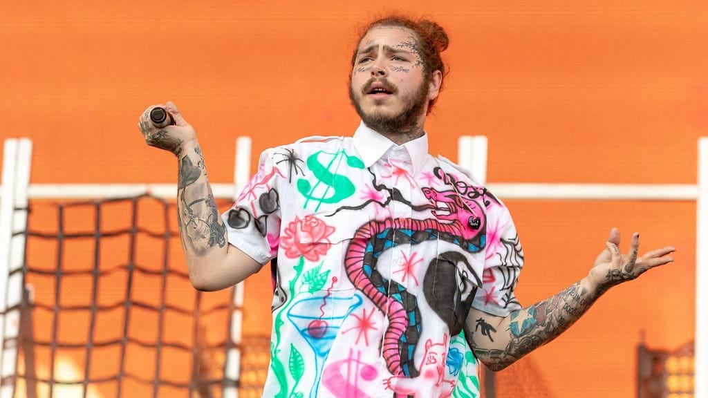 Post Malone esiintyi Tampereella viime viikon perjantaina.