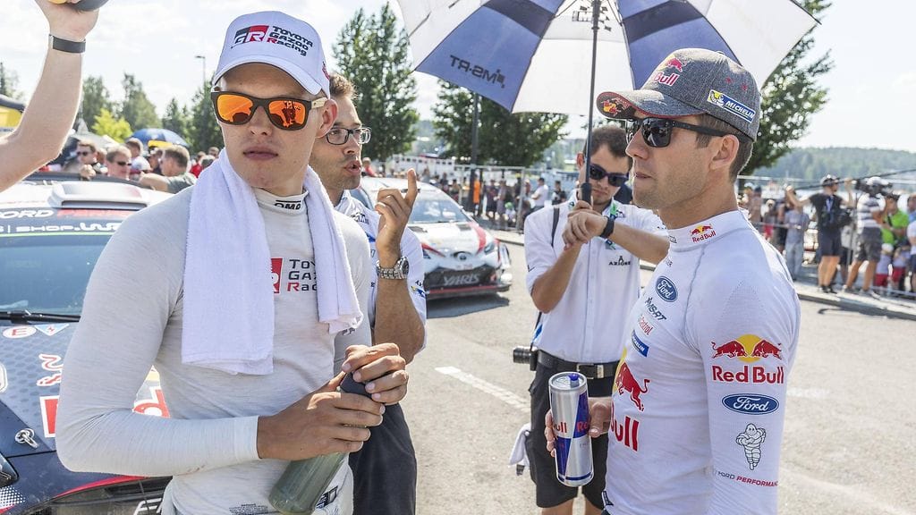 Ott Tänak ja Sebastien Ogier