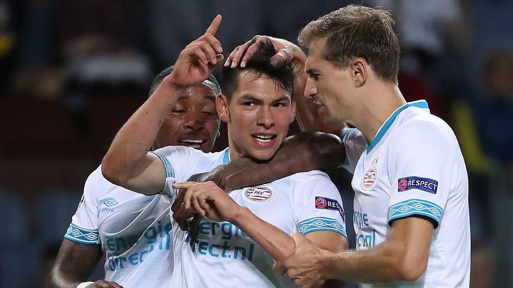 Meksikolaislaituri Hirving Lozano täräytti komean maalin BATE:n verkkoon, kun PSV haki 3-2-vierasvoiton Mestarien liigan viimeisen karsintakierroksen ensimmäisestä osaottelusta.