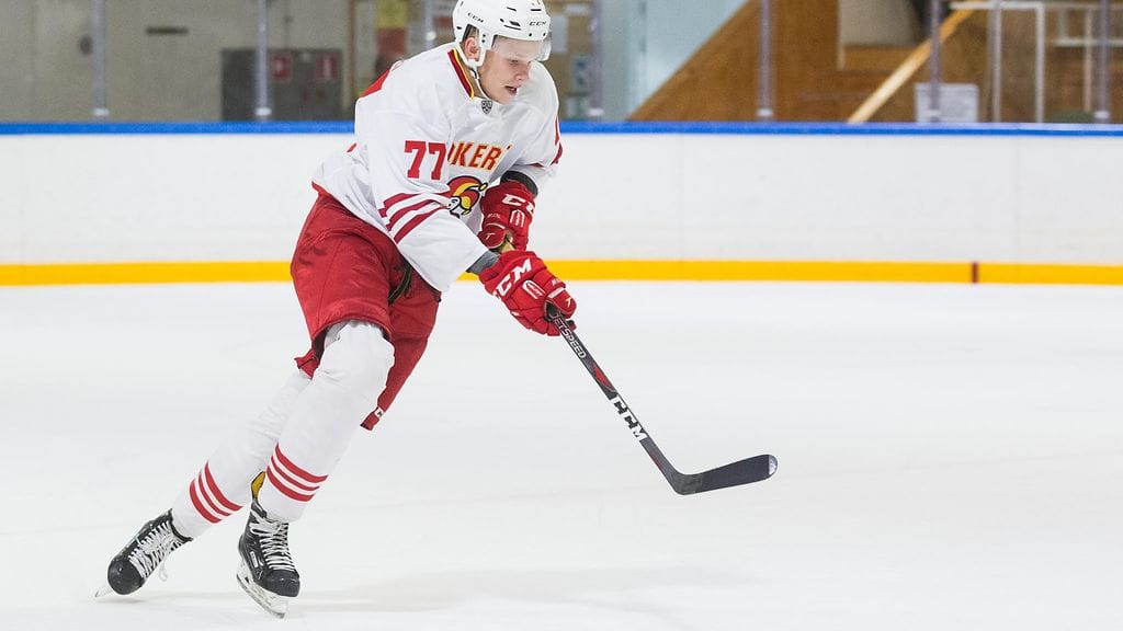 Kaksimetrinen puolustaja Eemeli Räsänen siirtyi alkukesästä Jokereihin.