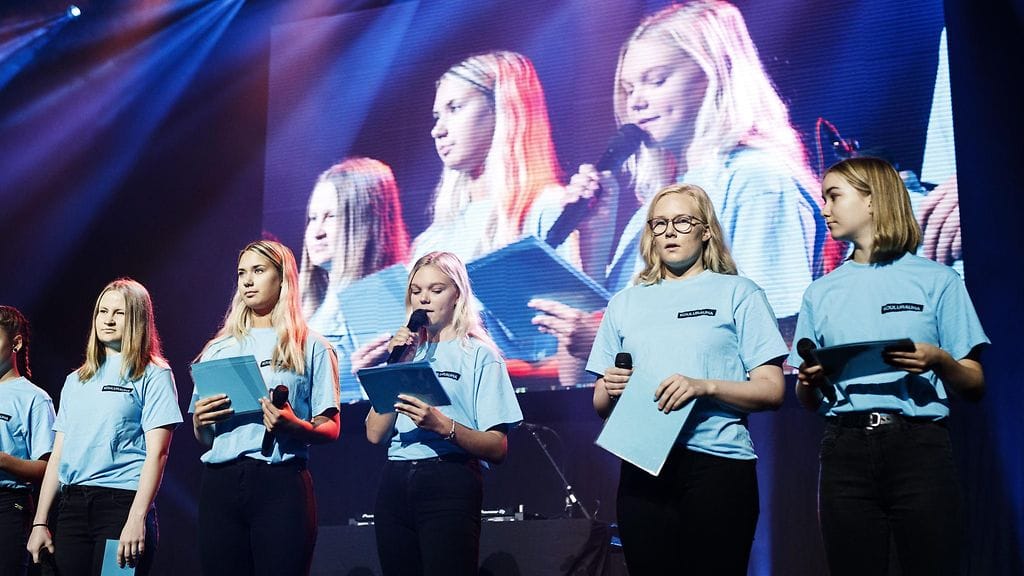 Lehtikuva Koulurauha Vantaa 2018