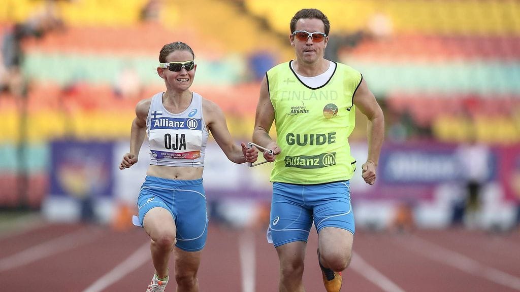 Ronja Oja voitti 100 metrillä EM-kultaa.