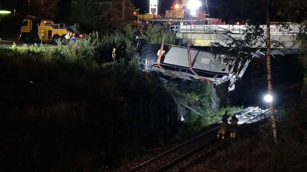 Bussi nostetaan Kuopio