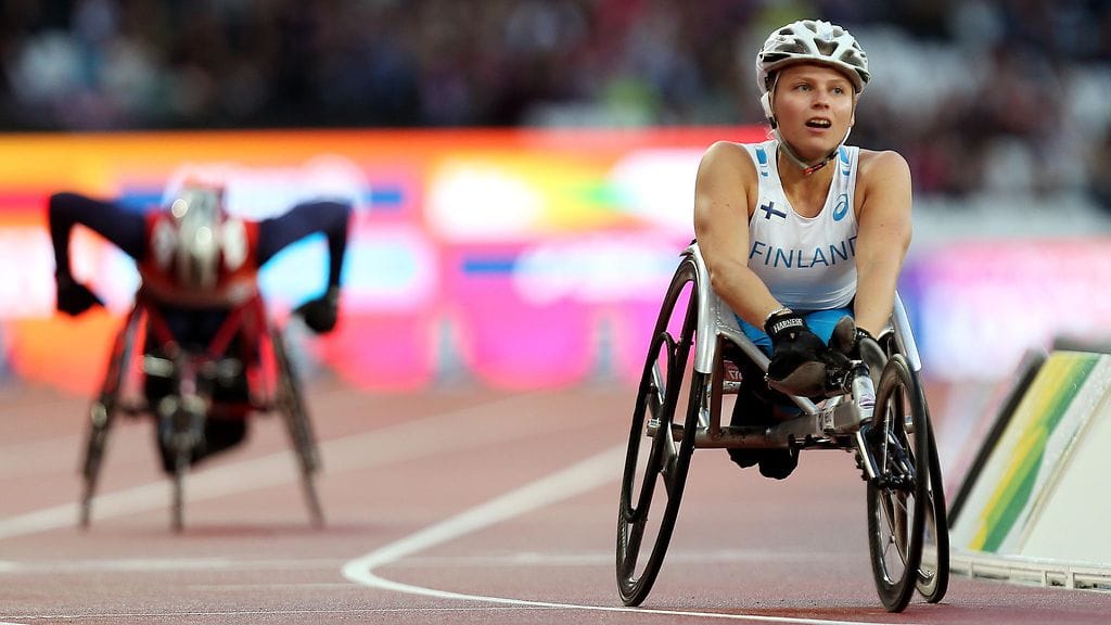 Amanda Kotaja voitti 100 metrin EM-kultaa.