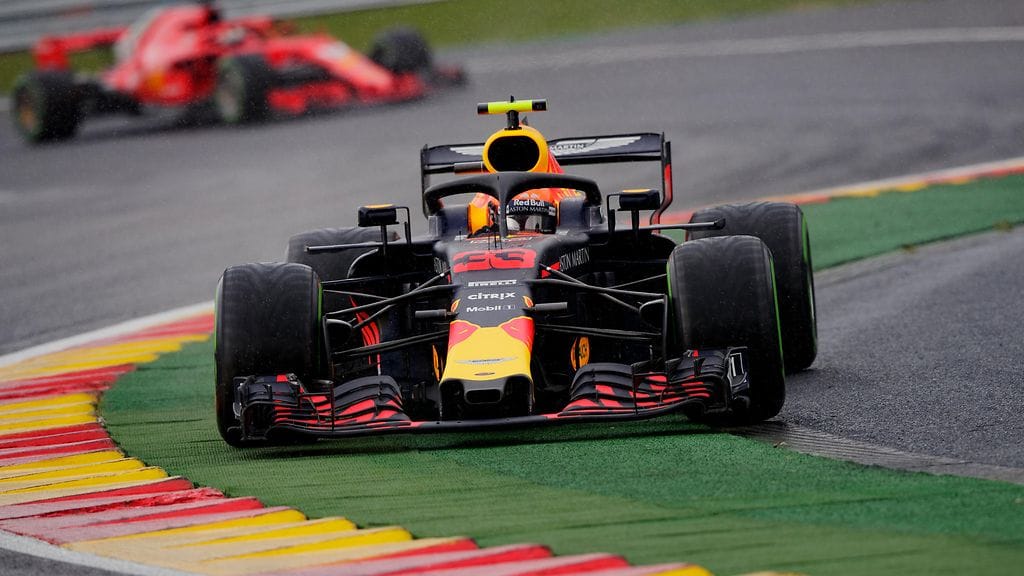 Red Bullin Max Verstappen myönsi: myös hänellä loppui bensa kesken Belgian GP:n aika-ajoissa.