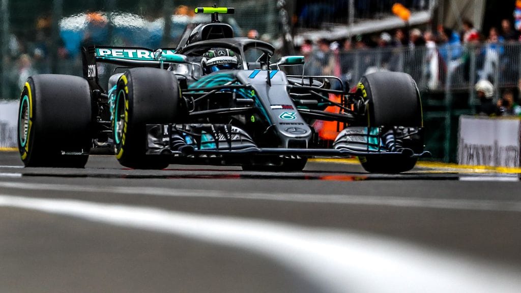 Valtteri Bottas ajoi yllättäen Belgian GP:n aika-ajojen toisessa ja kolmannessa osiossa.