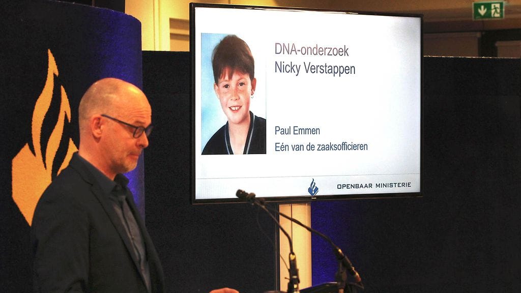 Limburgin poliisipäällikkö Joep Pattijn kertoi dna-seulonnan tavoitteista tiedotustilaisuudessa tämän vuoden tammikuussa.