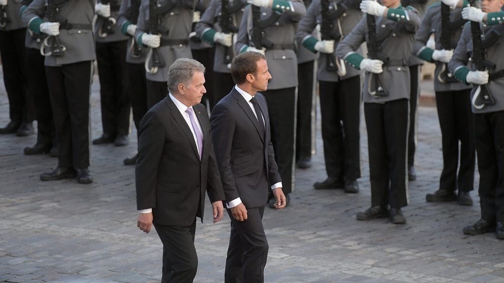 Macron Niinistö Helsinki 2