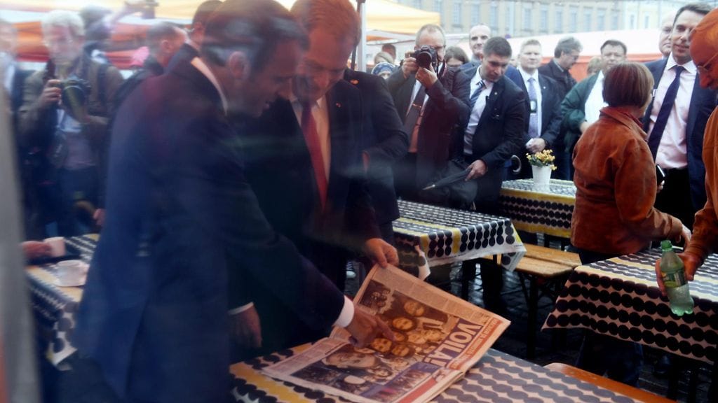 Macron Niinistö Kauppatori 1