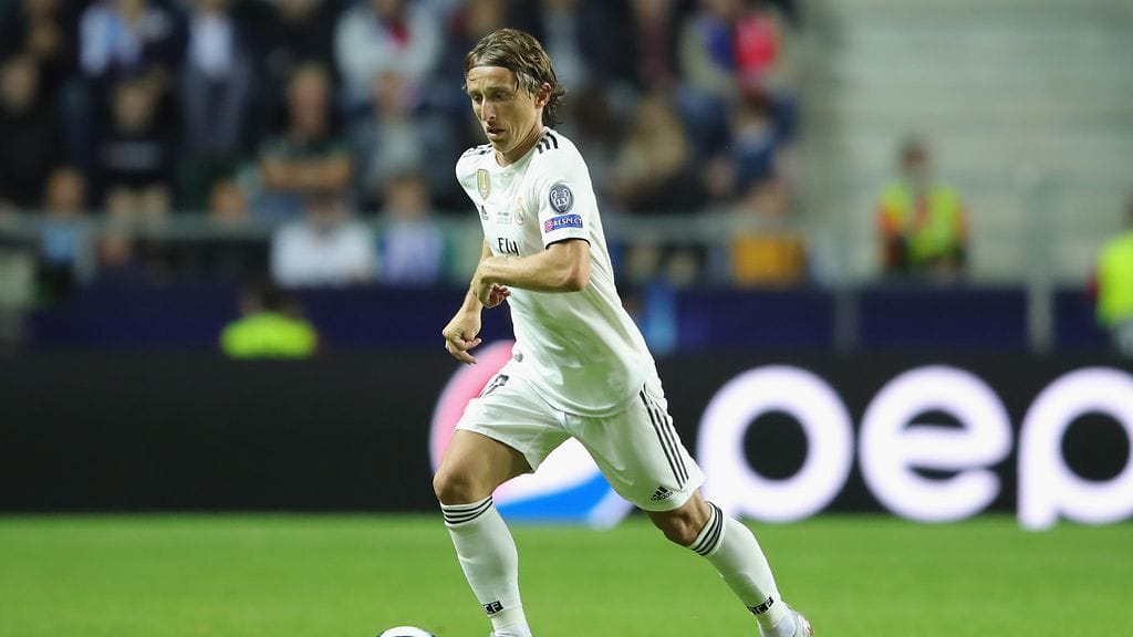 Luka Modric valittiin Uefan vuoden pelaajaksi.
