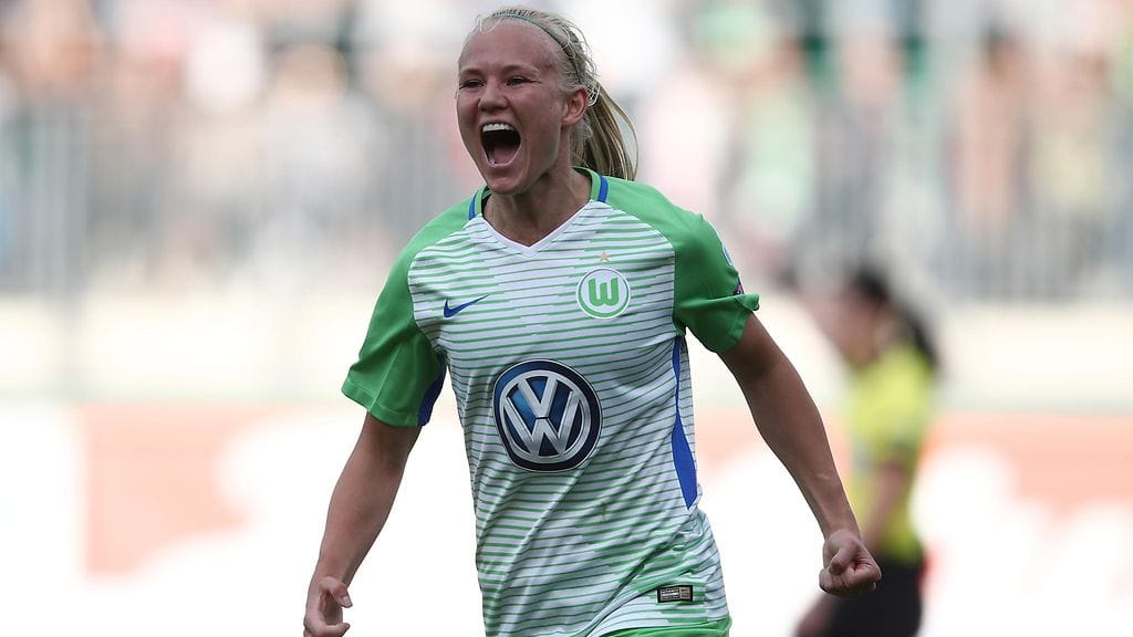Pernille Harder edustaa saksalaista Wolfsburgia.