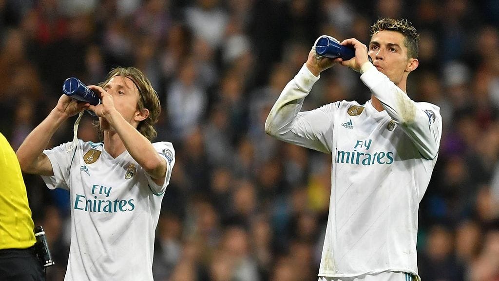 Luka Modric ja Cristiano Ronaldo