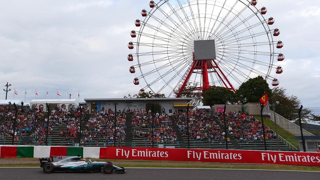 Japanin Suzukassa on ajettu formula ykkösiä vuodesta 1987 alkaen.