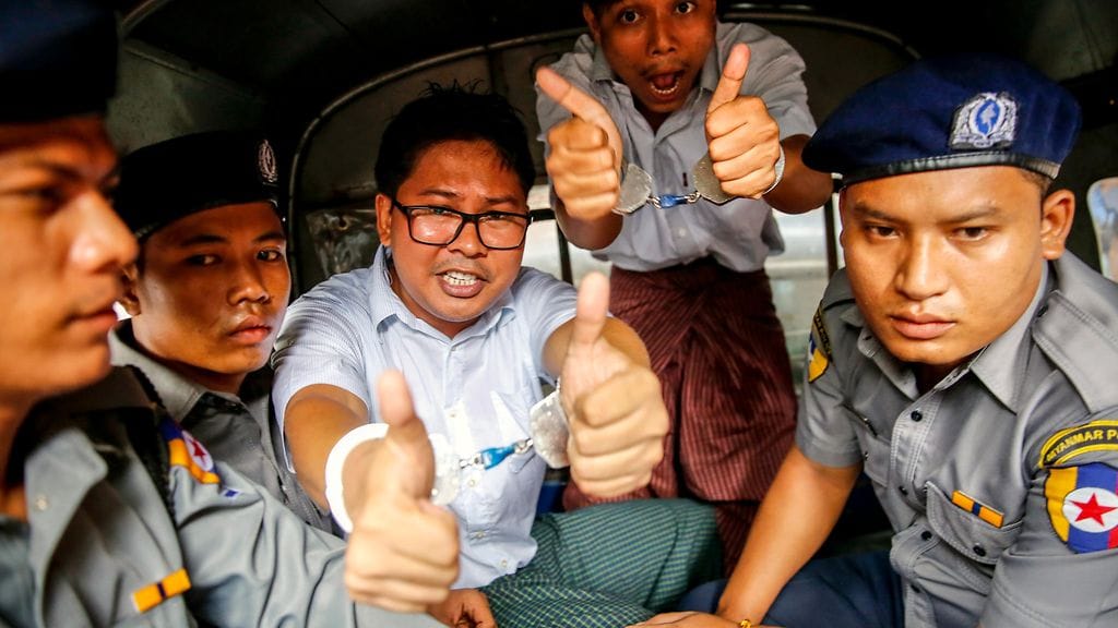 myanmar reuters toimittajat