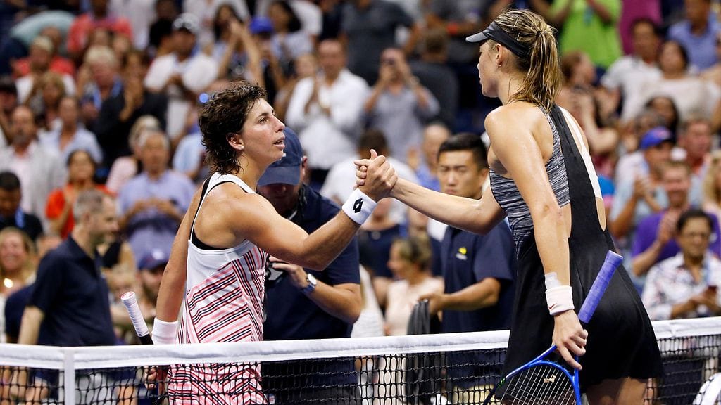 Carla Suárez Navarro ja Maria Sharapova