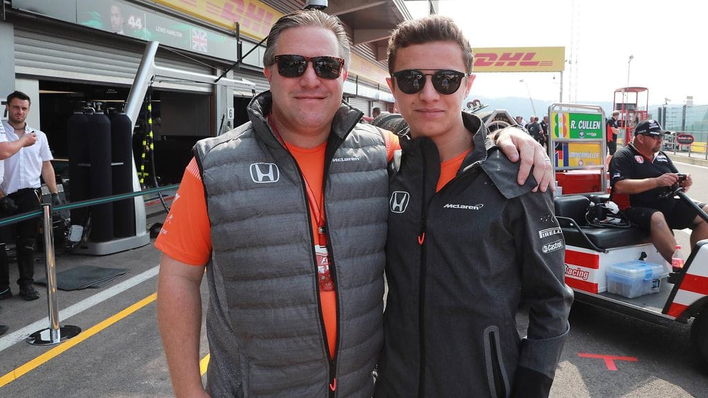 Zak Brown ja Lando Norris