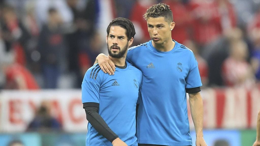 Isco ja Cristiano Ronaldo