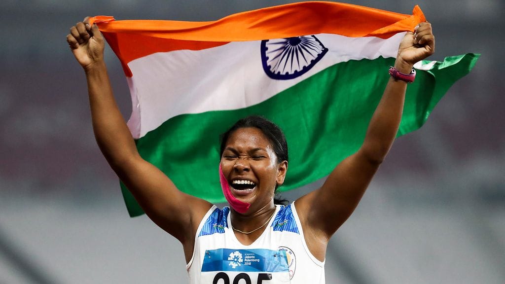 Swapna Barman on ensimmäinen intialainen Aasian kisojen kultamitalisti seitsenottelussa.