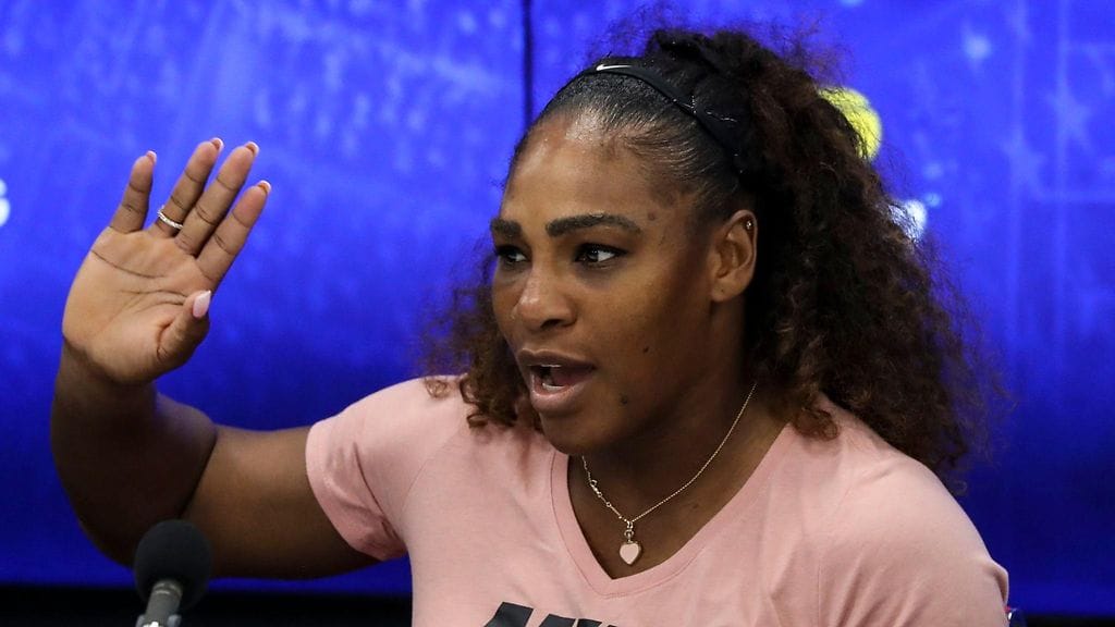 Serena Williamsilla riitti sanottavaa ottelun jälkeisessä lehdistötilaisuudessa.