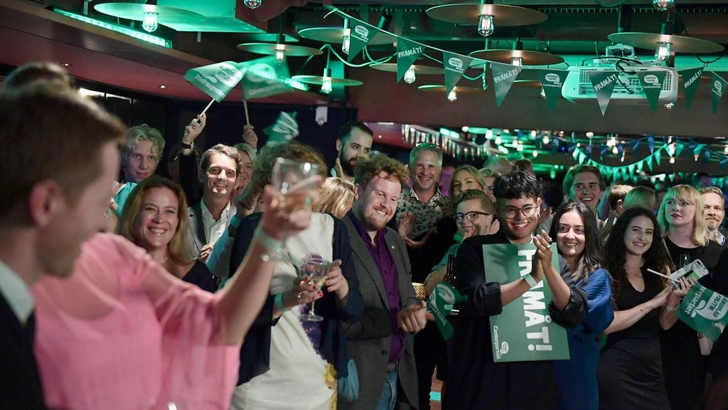 Ruotsi keskusta vaalivalvojaiset lehtikuva 9.9.2018