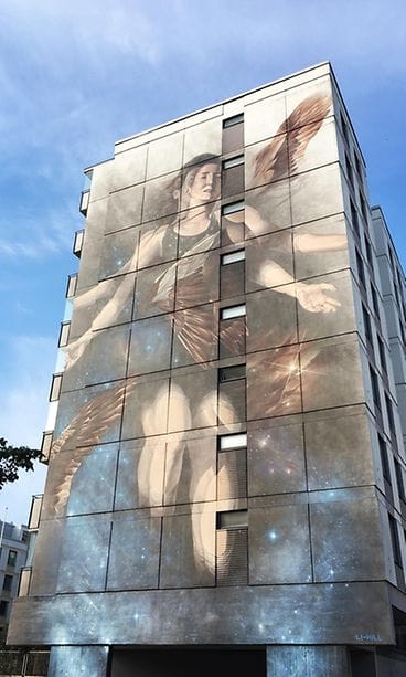 Kaupalliset muraali Ilmatar Pasila Helsinki Urban Art