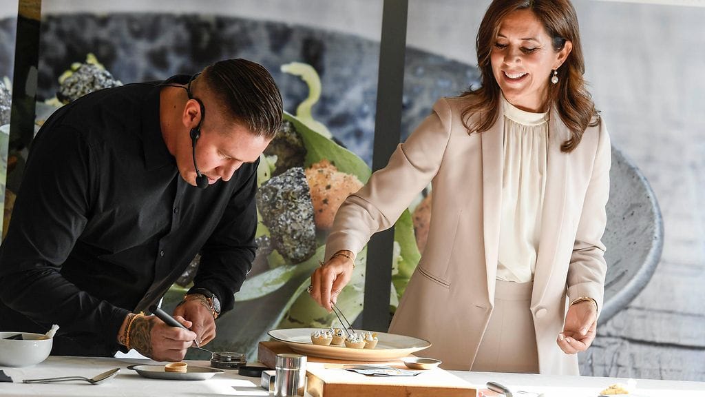 Tanskan kruununprinsessa Mary ja Tomi Björck Helsingissä 13.9.2018 1