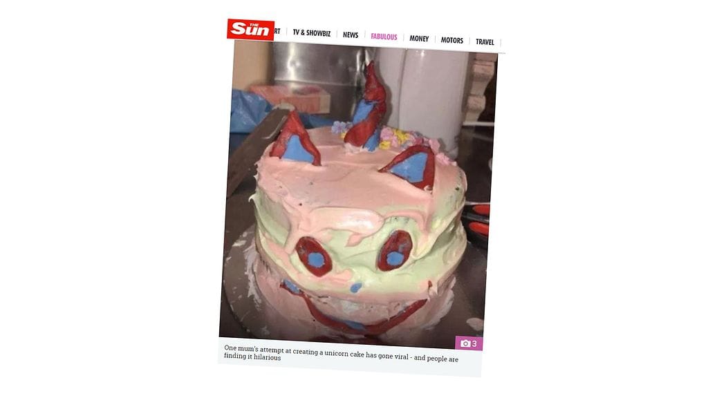 yksisarviskakku somekaappaus