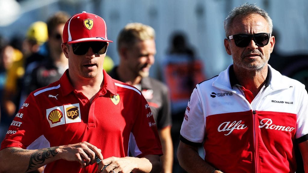 Kimi Räikkönen ja Sauberin Beat Zehnder