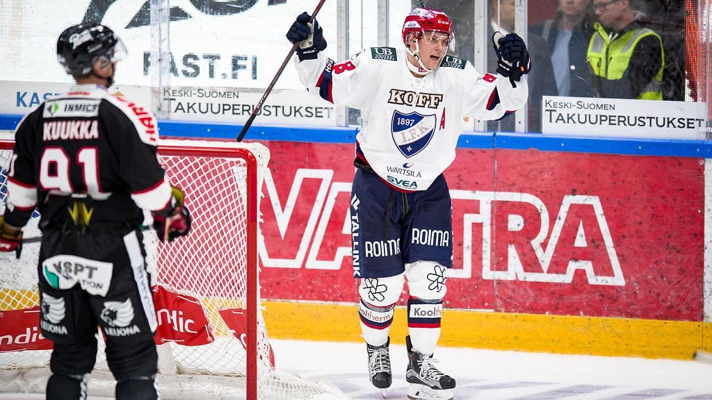 Joonas Rask vastasi HIFK:n voittomaalista, kun JYP kaatui perjantain liigakierroksella lukemin 4-3.